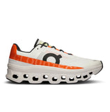 Cloudmonster Men's Shoes - Undyed White / Flame - Leopard-Sport-Discount On Running