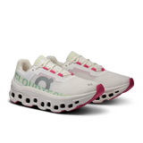 Cloudmonster Women's Shoes - White / Lima - Leopard-Sport-Discount On Running